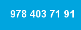 978 403 71 91 978 403 71 91